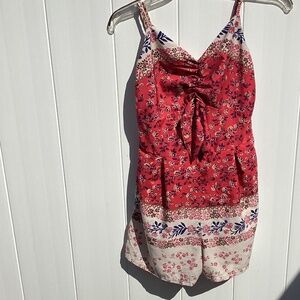 Japna Floral Short (Lined) Romper Size S